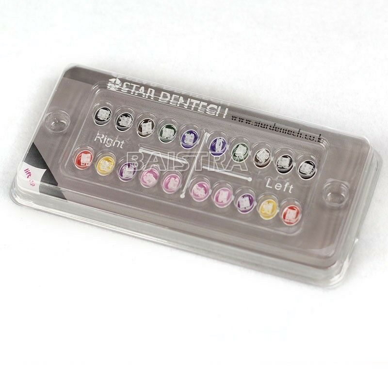 Dental Orthodontics Monocrystalline Sapphire Ceramic Brackets Roth 022 Hooks 3