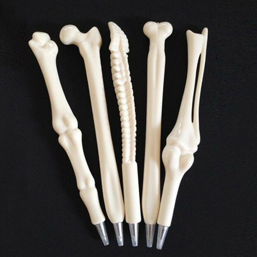 5x Ball Point Pen Bone Shape Nurse Doctor Student Teacher Stationery Gift Great