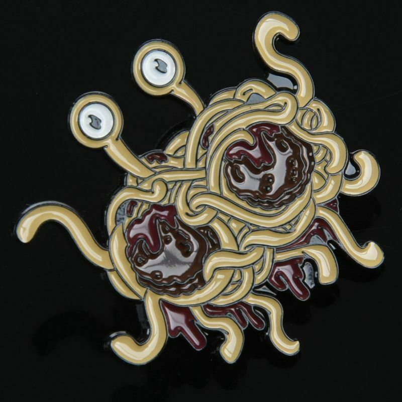 Monster Pin Fsm Enamel Pin Ramen Funny Flair Brooch Denim Jeans Shirt Coat LapG3