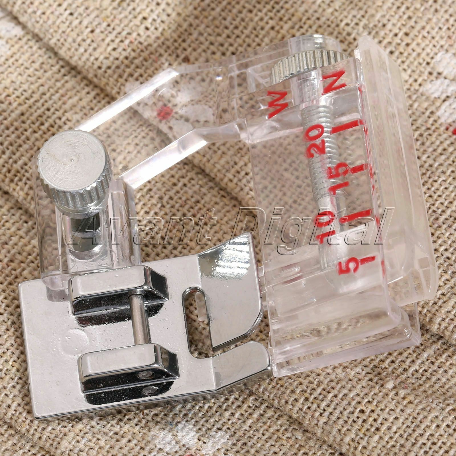 Presser Foot Feet Snap Adjustable for Home Sewing Machines Snap-on Bias Binder