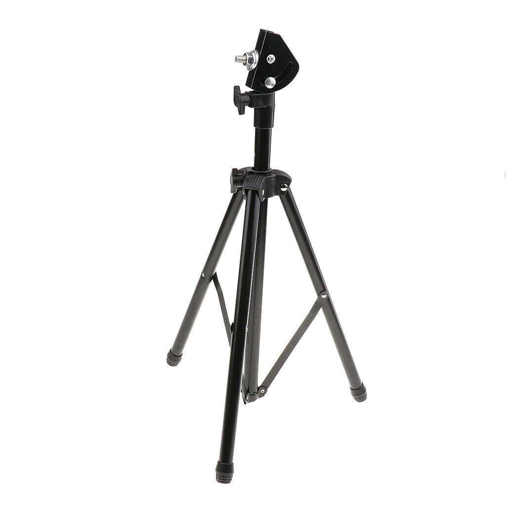 Durable Black Tripod Dumb Drum Stand Holder Practice Pad Rack Support