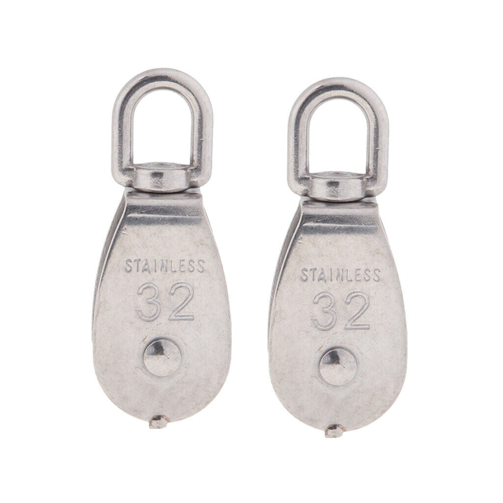 2 X Single Block And Tackle Crane Hook Block Block And Tackle Lifting Crane
