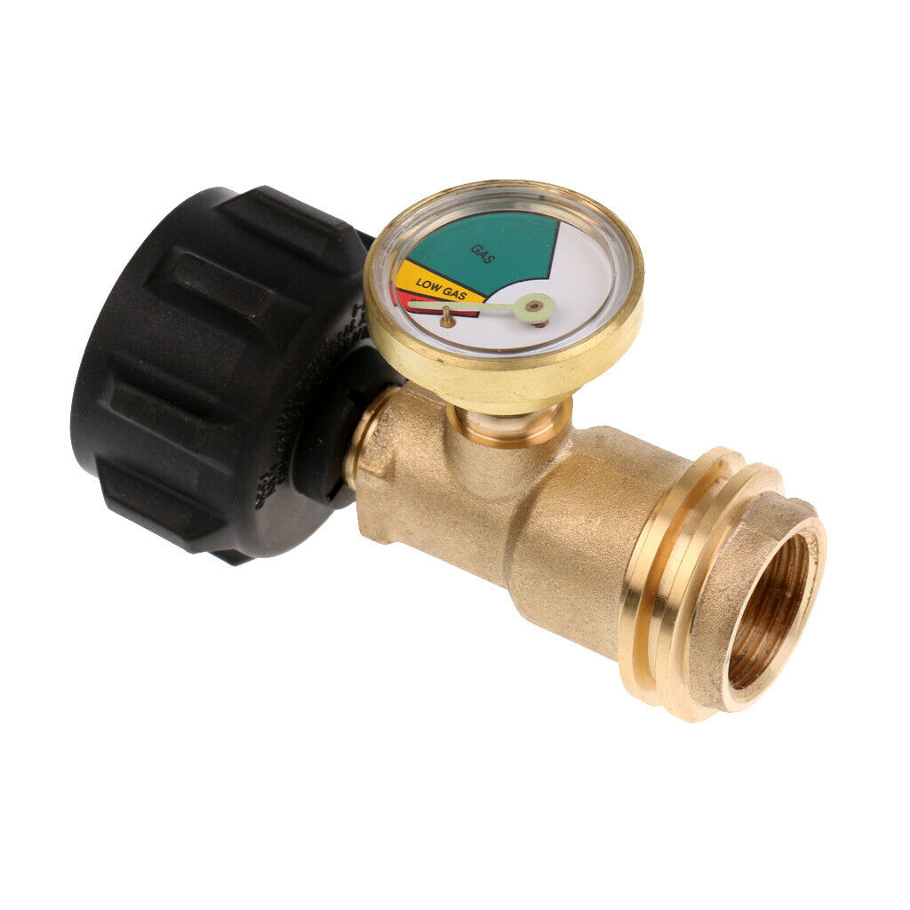 Universal Propane Tank Gauge Level Indicator Leak Detector Gas Pressure Meter,
