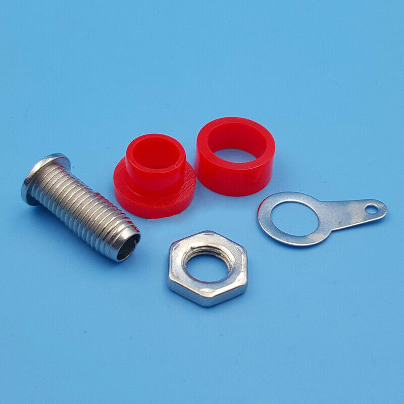 10pcs 4mm Banana Panel Socket Test Probe Binding Post Nut Plug Jack Connectors