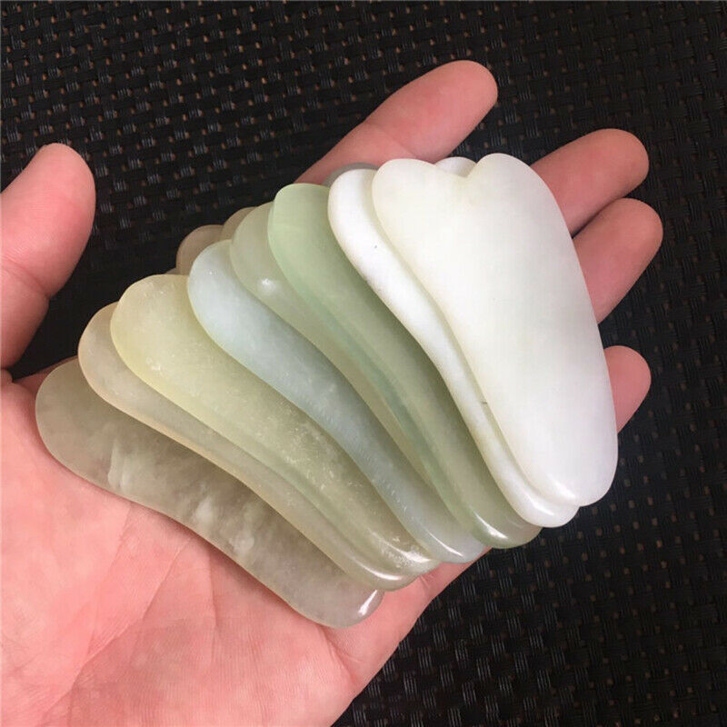 1PC Guasha Jade Board Scraper Tool SPA Salon Body Massager Health Care To.l8