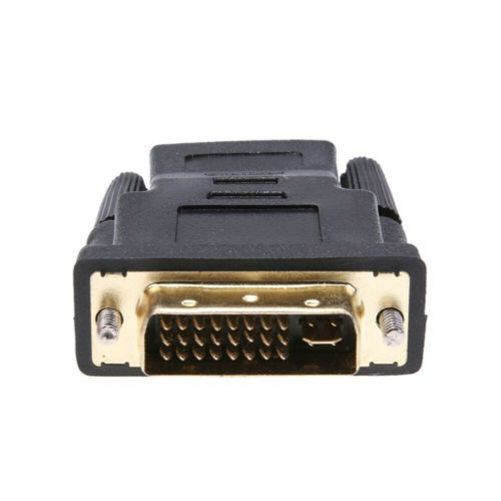 Black HDMI Female to Female/24+1Pin DVI Male/VGA /HDMI Male Adapter Connector