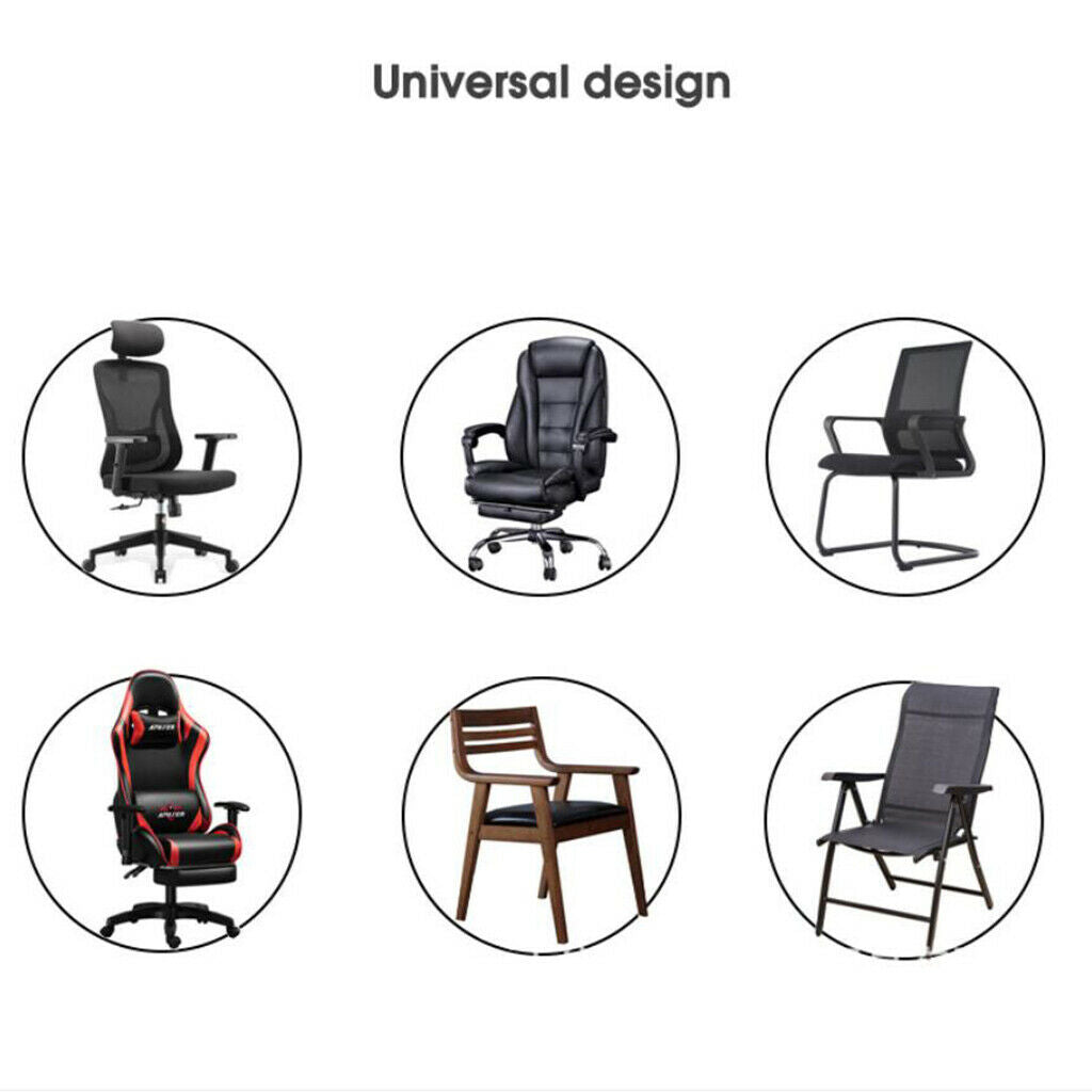 2x Office Chair Armrest Pad Memory Foam Thick Elbow Pillow Pressure Relief