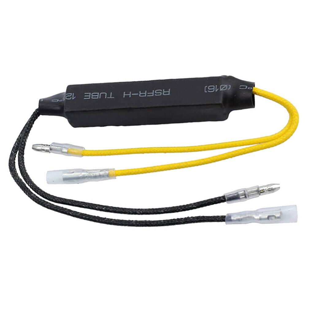 12V Motorbike LED Turn Signal Light Bulb Flasher Blinker Resistor 27W 26ohm