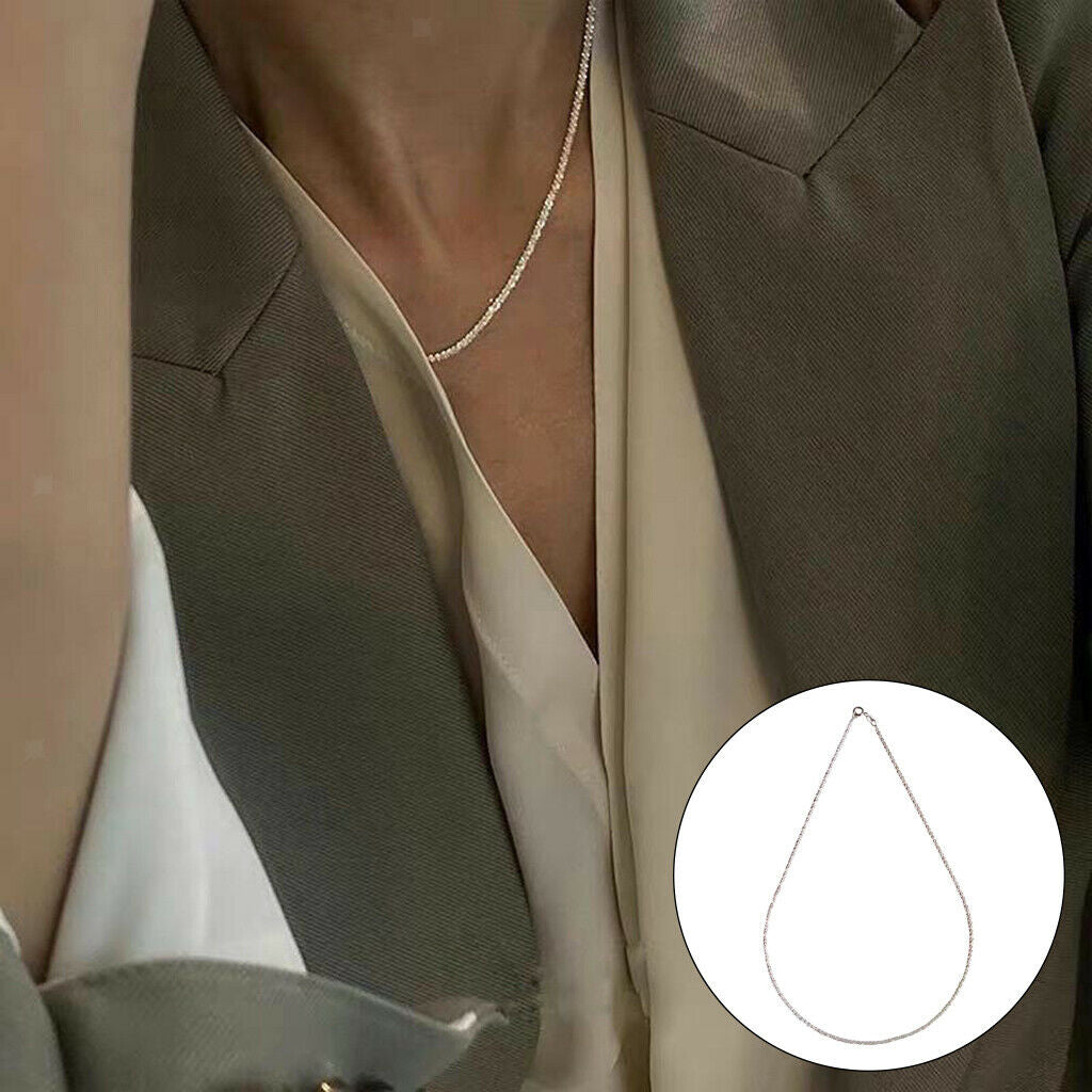 Classic Natural Minimalist Clavicle Necklace Jewelry Chain for Gifts Party