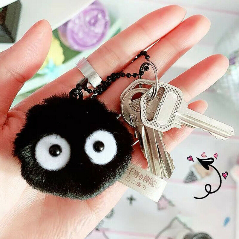 Cute My Neighbor Totoro Keychain Spirited Away Bag Charms Purse Access Qe Ad