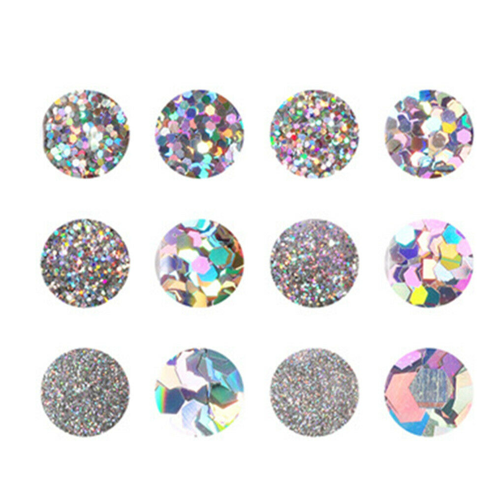 DIY Beauty Nail Paillette Tinsel Manicure Make up Eyes Body Decals Art