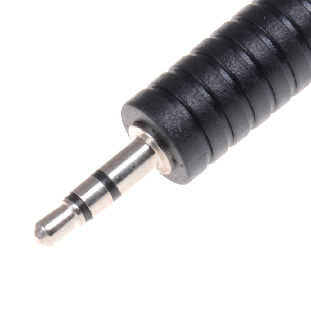 5X 3.5mm stereo male to male jack audio plug connector coupler adapter joiner_DD