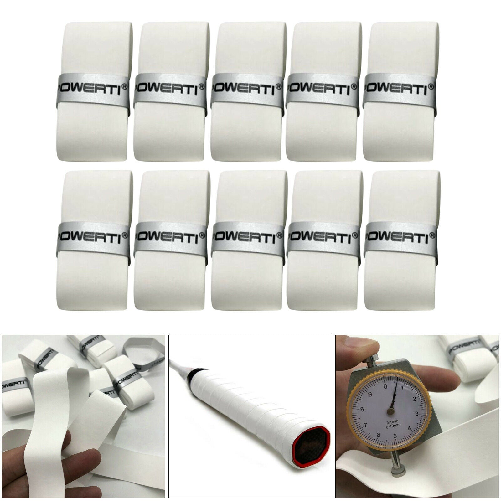 10x 1.1M Tennis Racket Grip Tap Breathable Racquet Sweatband Handle Overgrip