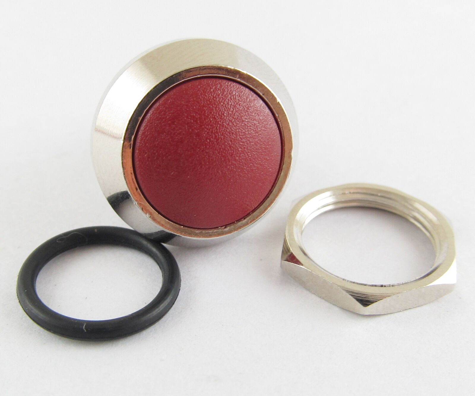 1pc 36V 2A Metal Red Round Push Button  Waterproof Resetable Switch 12mm QN12-A5