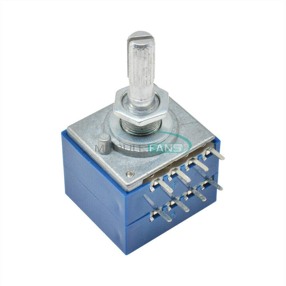 Potentiometer 100K Log ALPS Audio Amp Volume Control Pot Stereo W Loudness