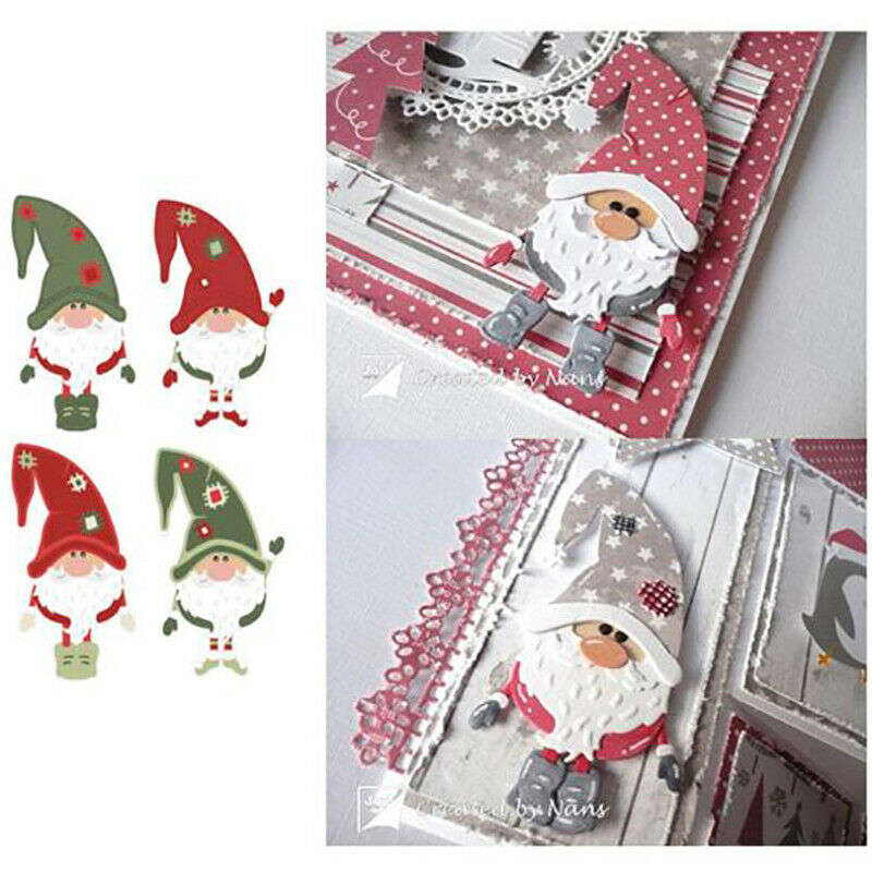 Santa Claus Set Metal Cutting Dies Stencil Scrapbooking Embossing Christm.l8