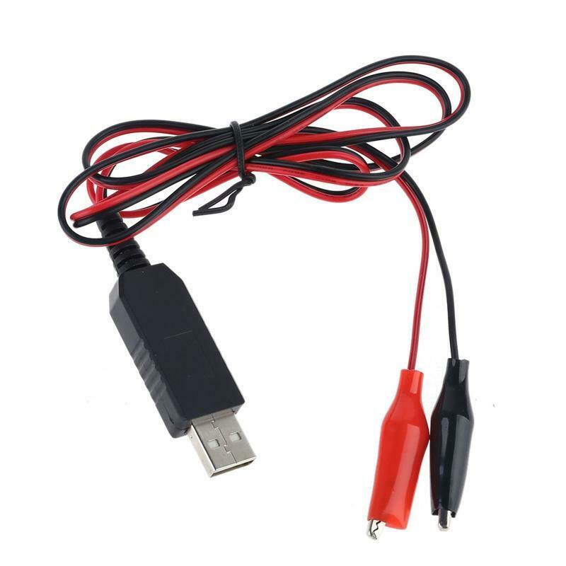 QC3.0 USB to 5V to 12V AA 9V Battery Eliminator Replace 4-8pcs AA AAA Batteries