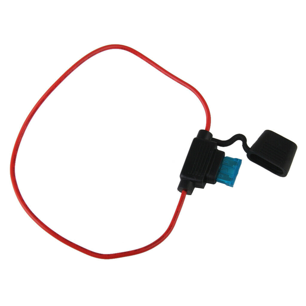 In Line Standard  Fuse Holder For 12V /15A Fuses Car Auto Bike