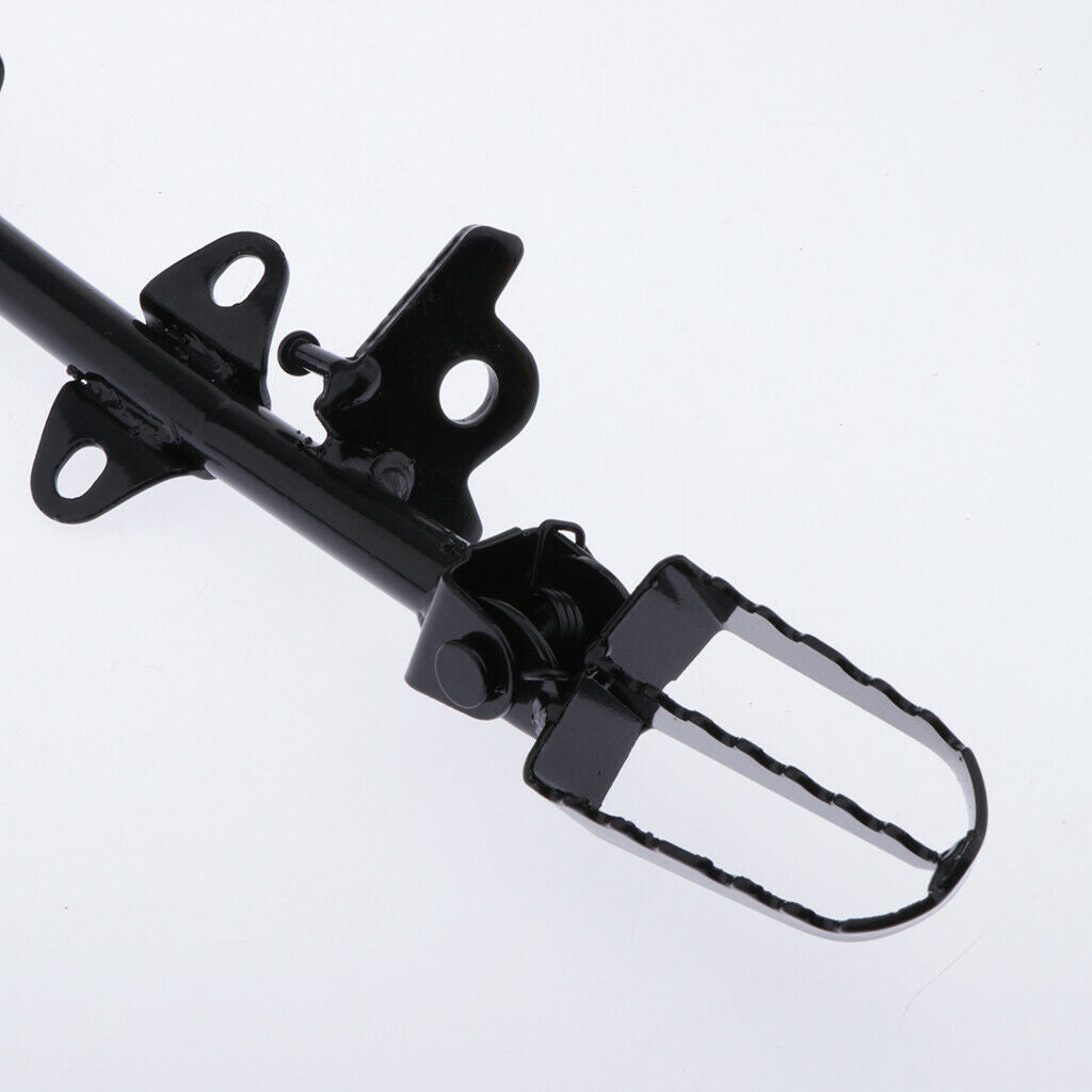 Aluminum CNC Motorcycle Foot Pegs + Kickstand for 110 120 125cc Moped ATV