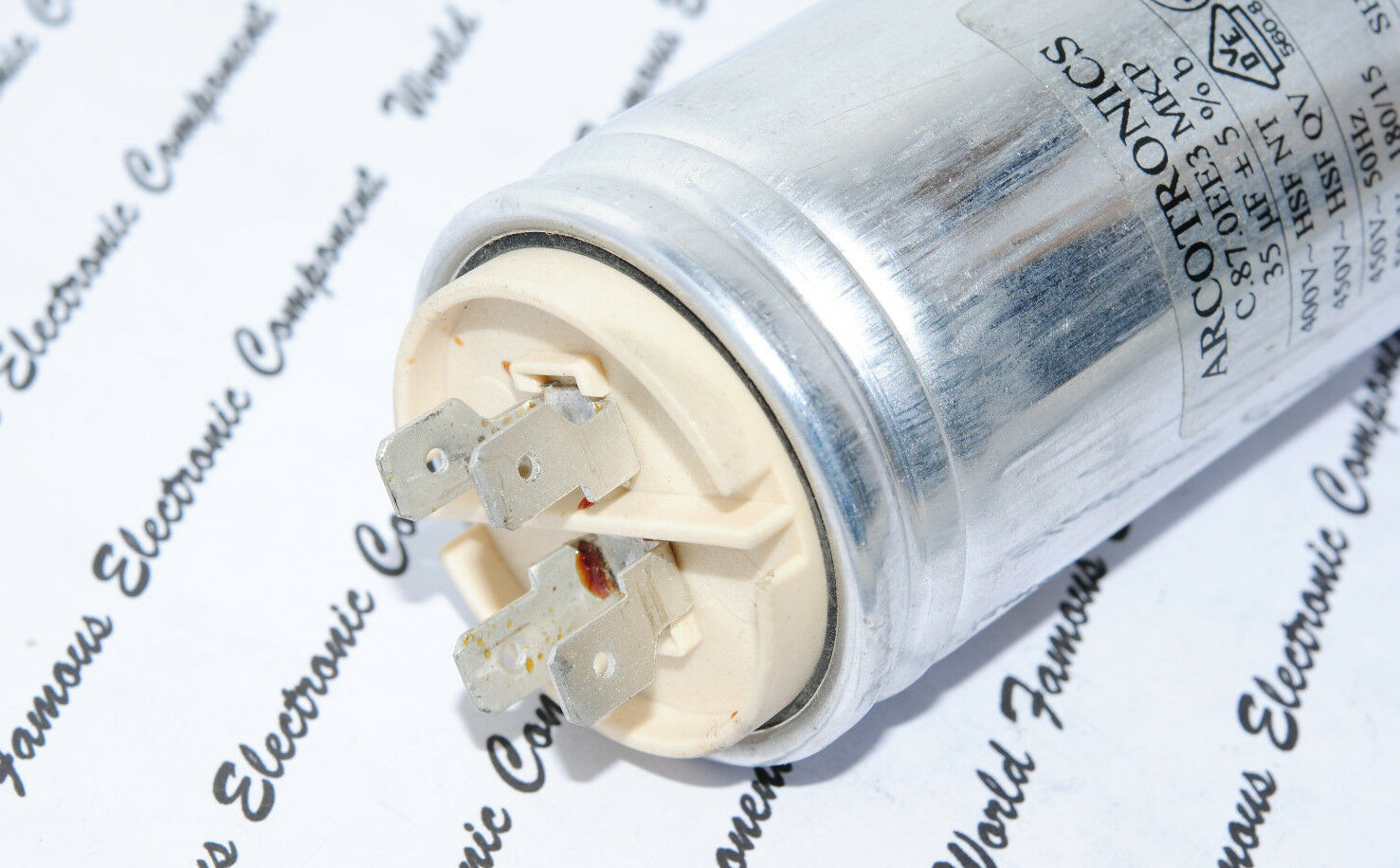 1pcs - ARCOTRONICS 35uF 450V 50Hz 500V (180/15) 5% Start Capacitor-C.87.0EE3 MKP