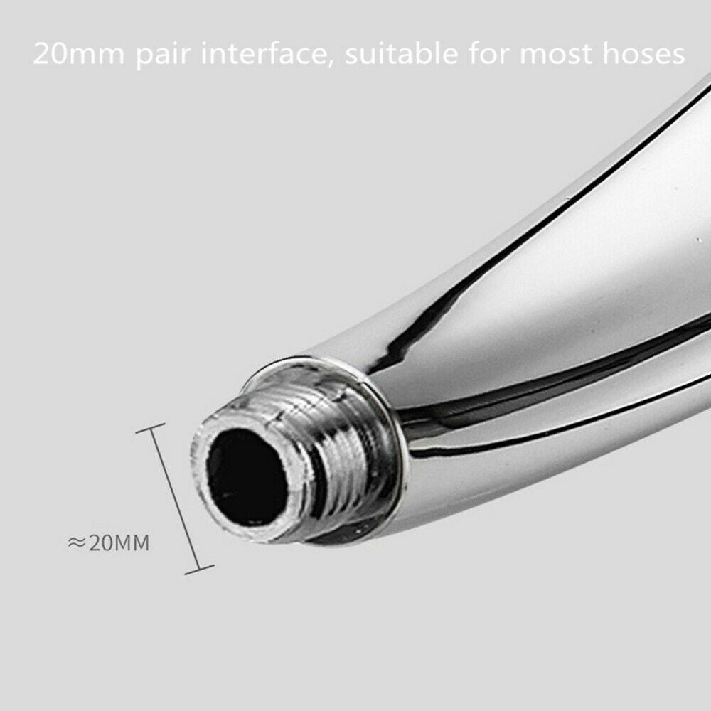 300 Holes High-Pressure Shower Head Chrome Powerful Boosting Spray Water Saving