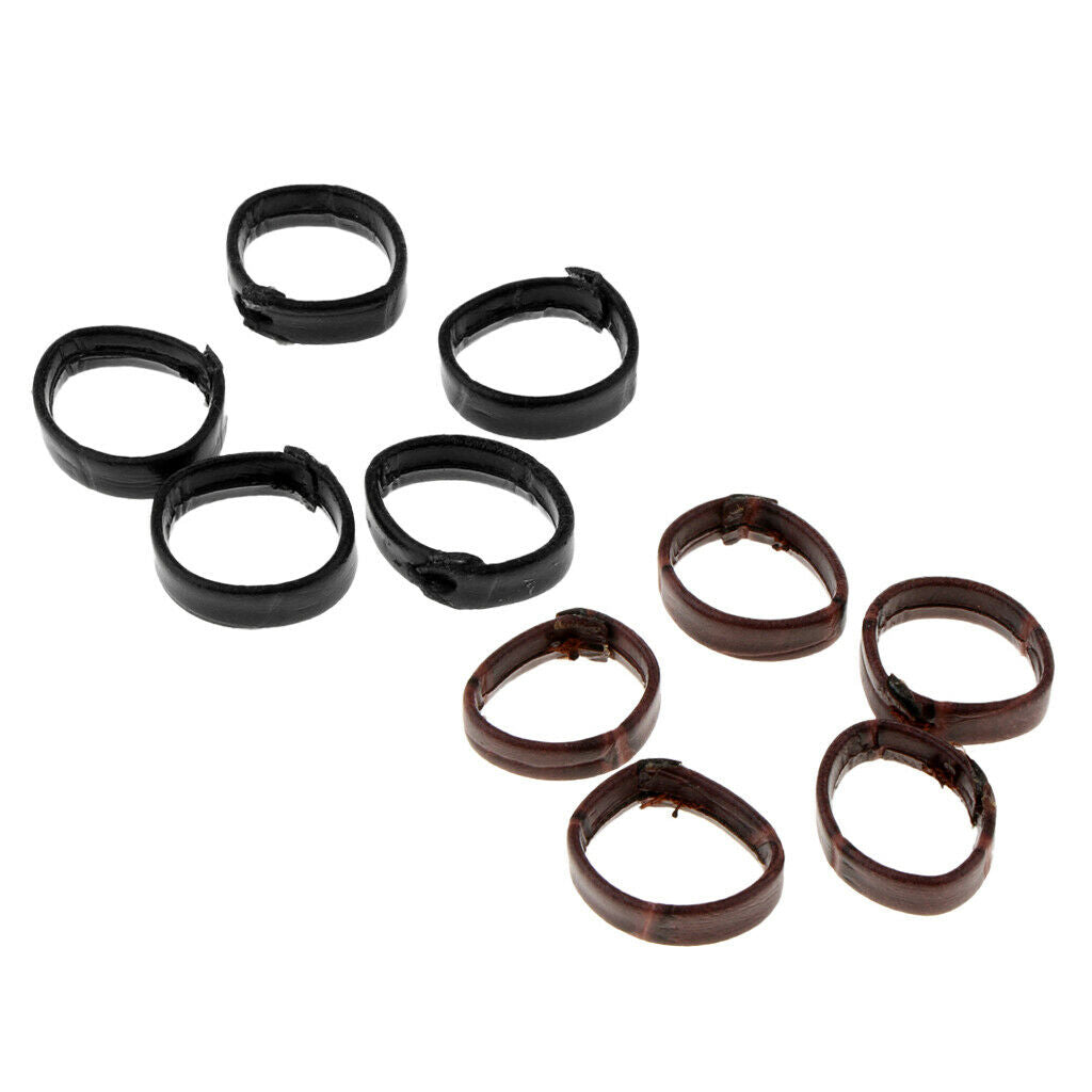 10pcs PU Leather Replacement Watch Band Loop Keeper Watch Accessories 18mm