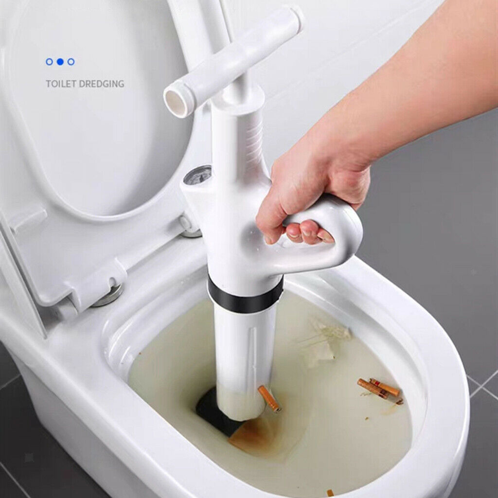 Bathroom Toilet Plunger Manual High Pressure Toilet Plunger Washing Plug Set