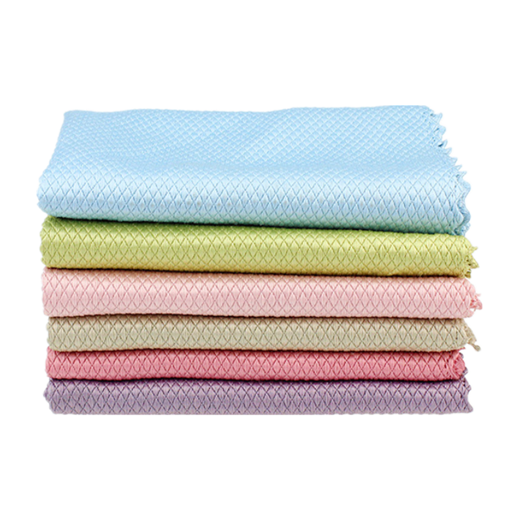 10* Fish Scale Cotton yarn Cleaning Cloths set Window Dish Washing Glass Kitchen