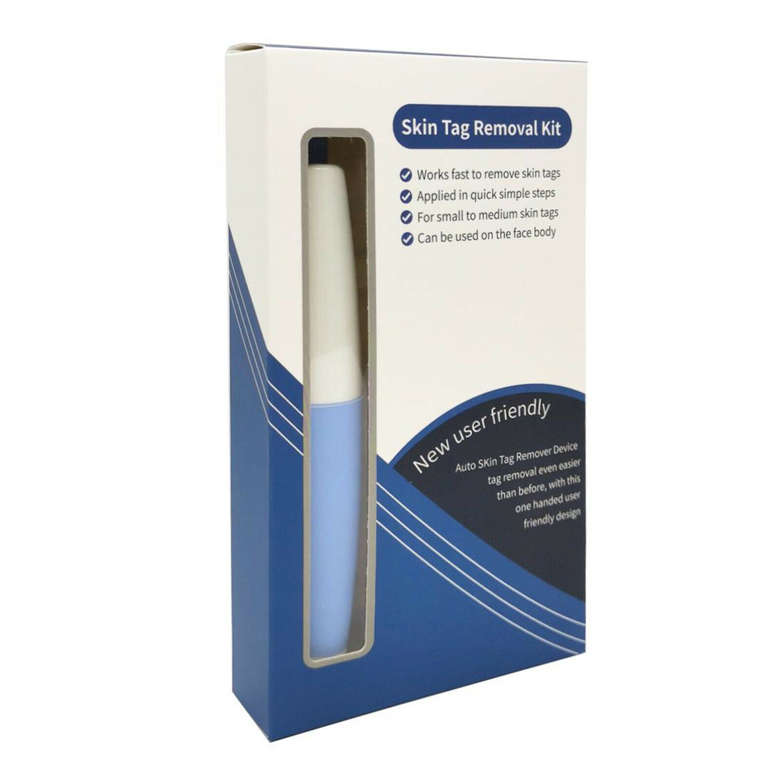 Effective Micro Skin Tag Removal Tools w/ Cleansing Swabs Adults Face Care