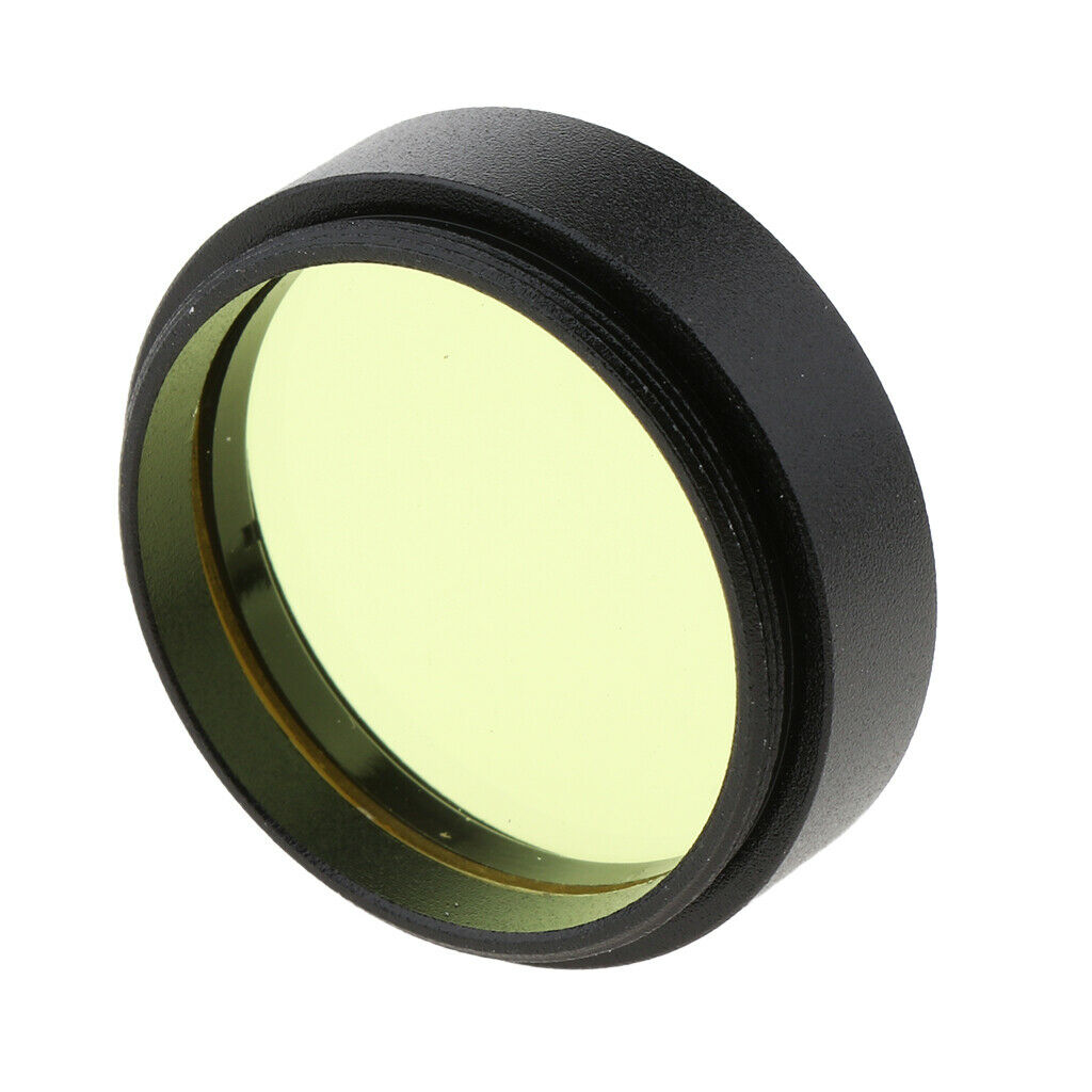 Telescope Eyepiece Lens Filter Yellow 1.25"/31.7mm For  Planet Sky