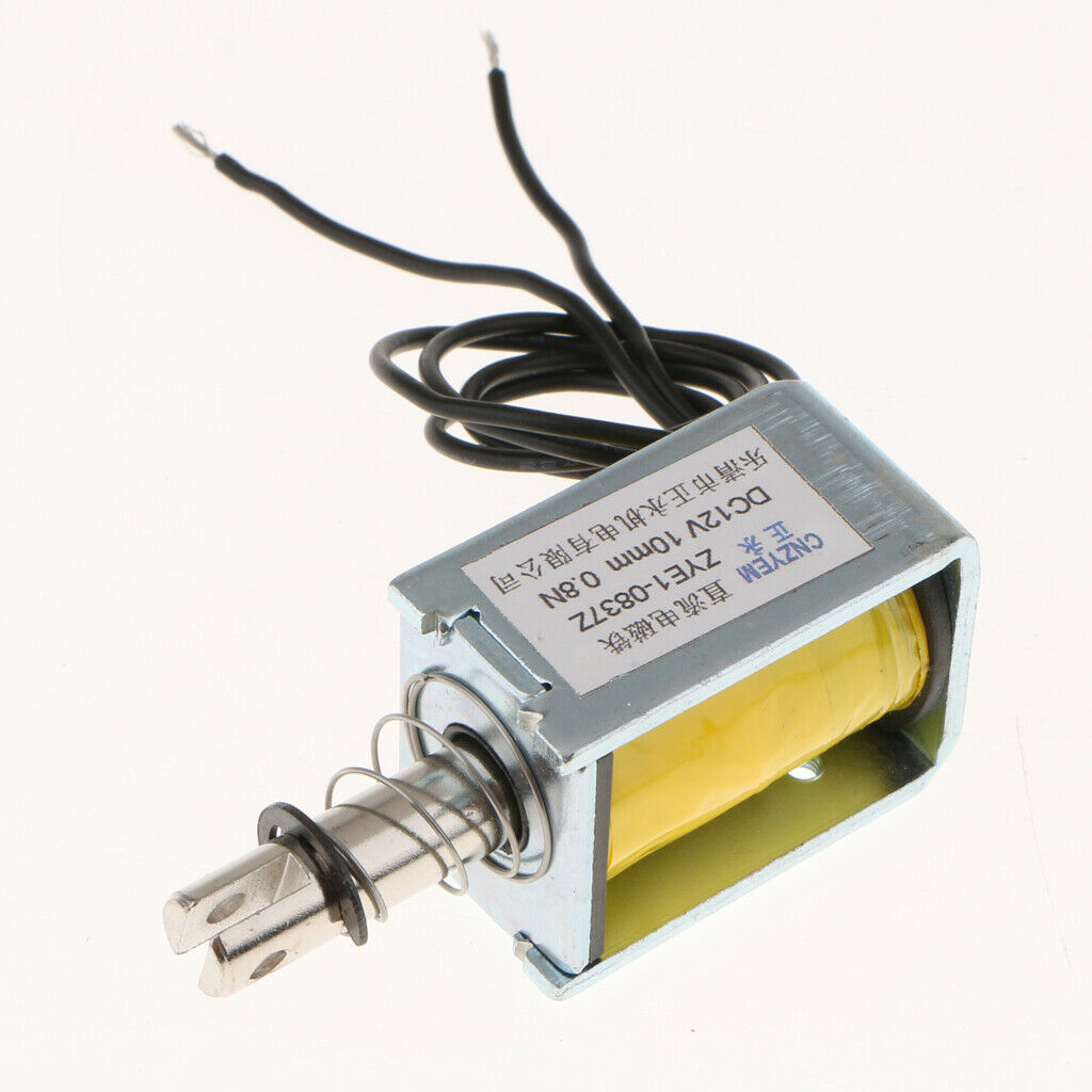DC With Push Pull Solenoid Bolt Locks Automatically 12V