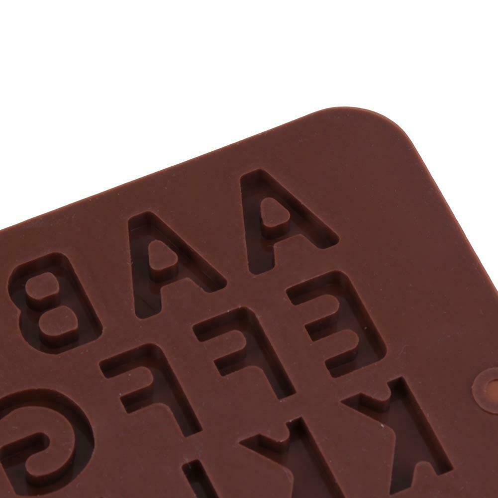 26 Alphabet Silicone Chocolate Mold DIY Fondant Cake Decor Jelly Mould @