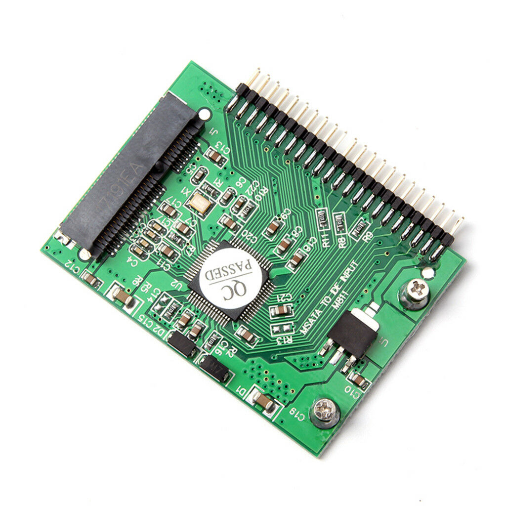 mSATA SSD to 44 Pin IDE Converter Adapter as 2.5 Inch IDE HDD 5 Volt For Laptop