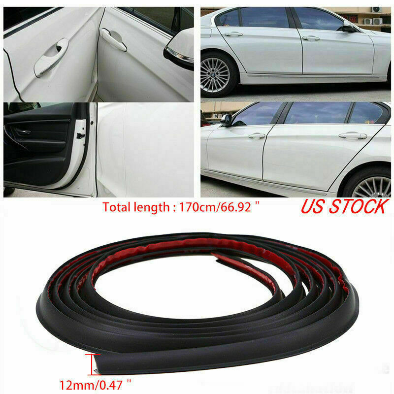 Universal Moulding Trim Strip Car Door Edge Lip Scratch Guard Protector Roll