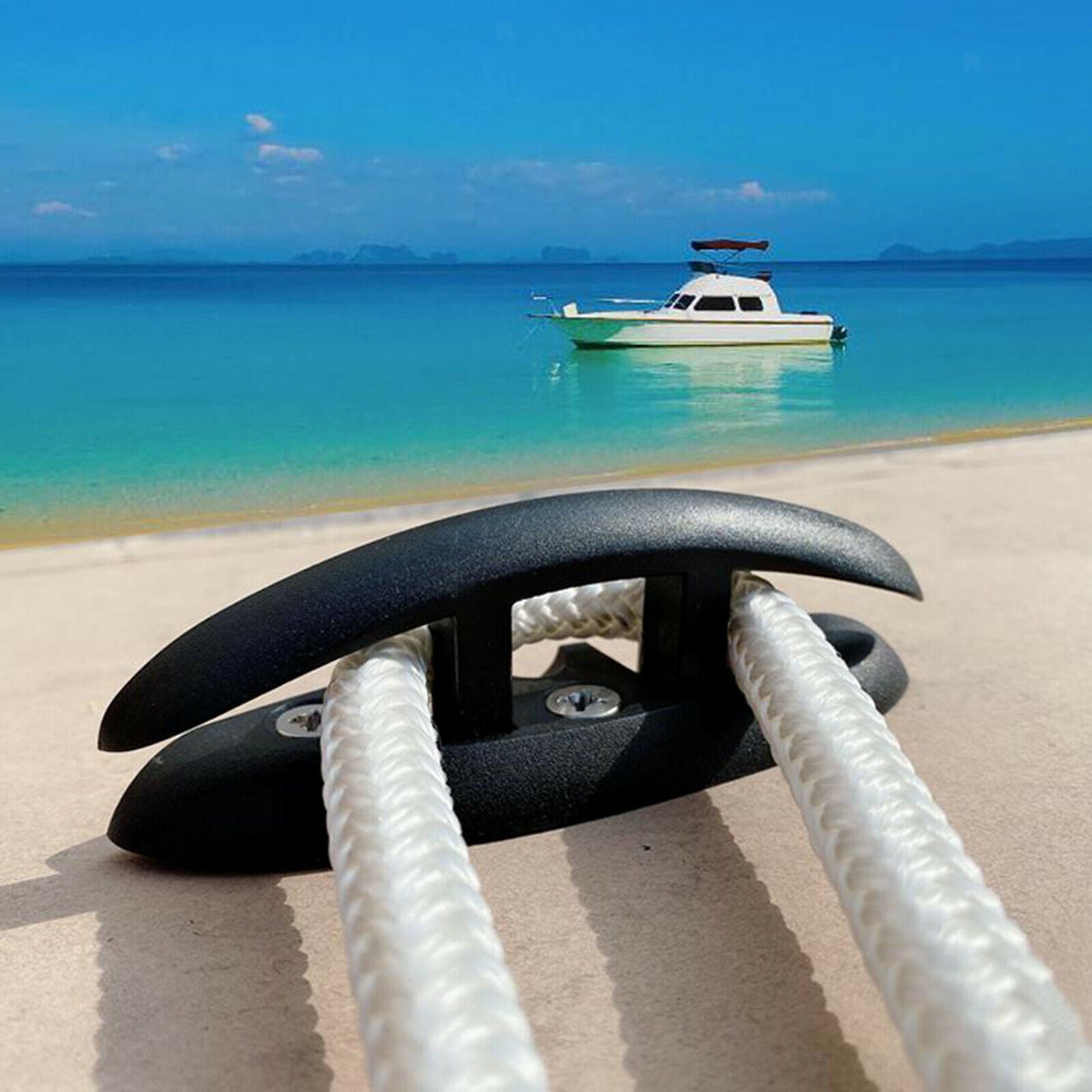 130mm Nylon Sailboats Boat Flip Up Folding Pull Up Cleat Dock accessories