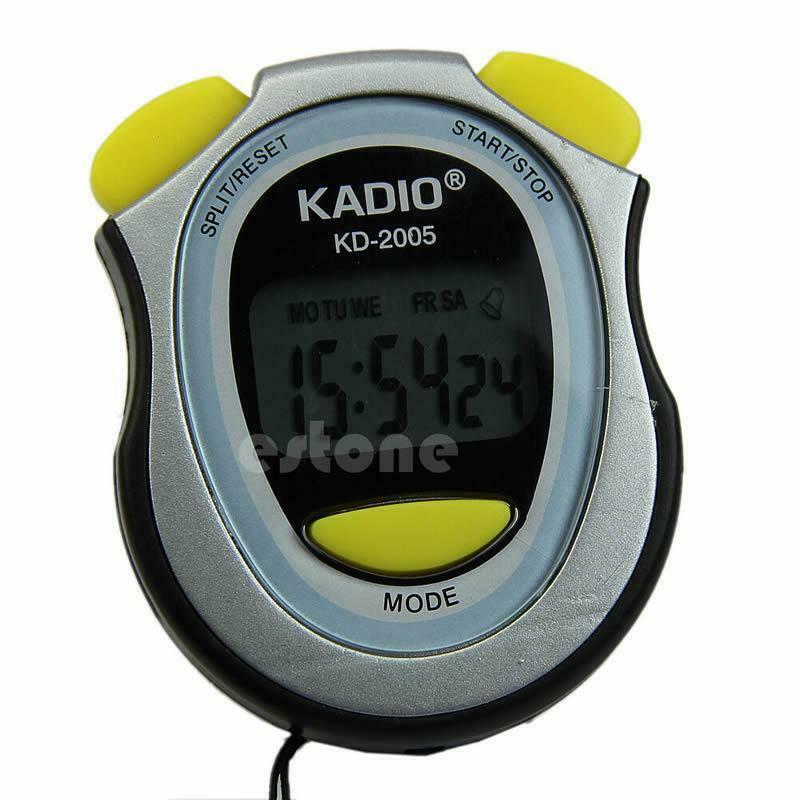 Newest Digital Handheld LCD Chronograph Timer Sports Stopwatch Counter