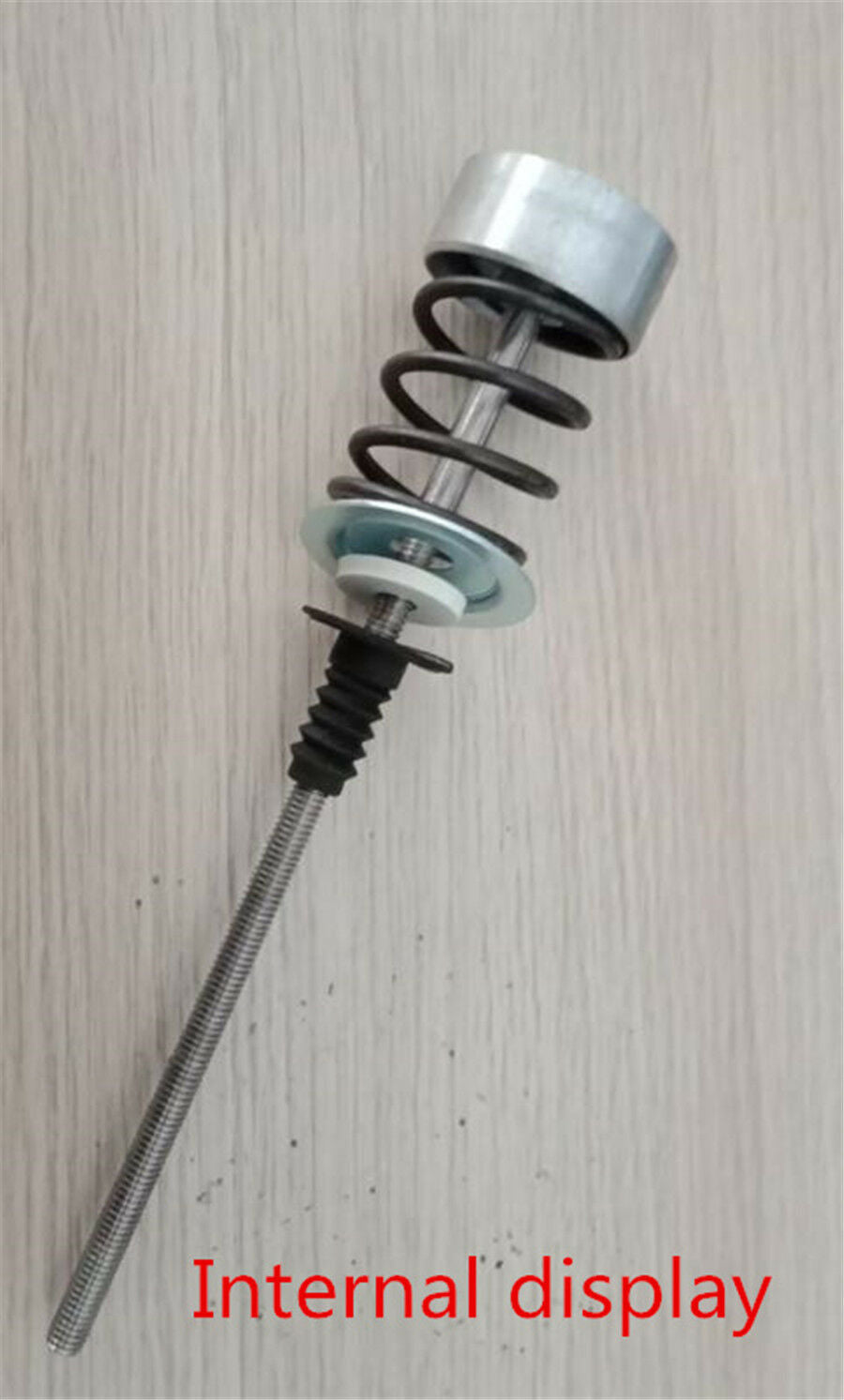 Universal Aluminum Alloy Red Turbo Adjustable Wastegate Actuator & Rod w/ Spring