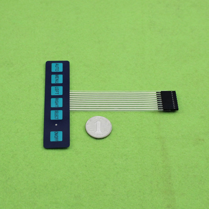 1x6 Matrix Array 6 Key Membrane Switch Keypad Keyboard 1*6 Keys with LED M