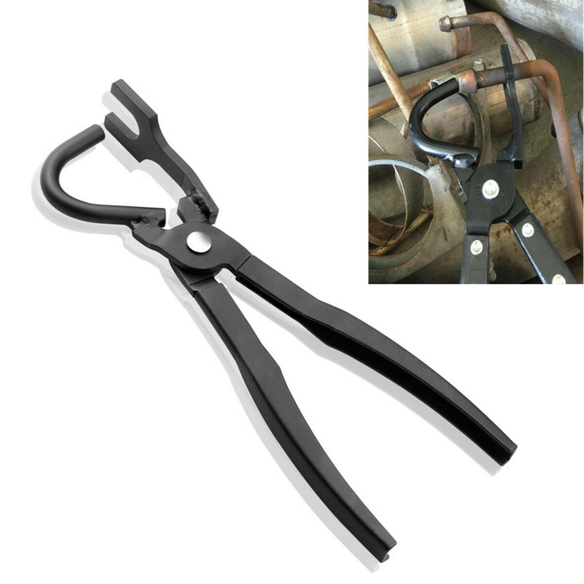 Car Exhaust Hanger Removal Pliers Pipe Rubber Grommet Remover Garage Hand Tool