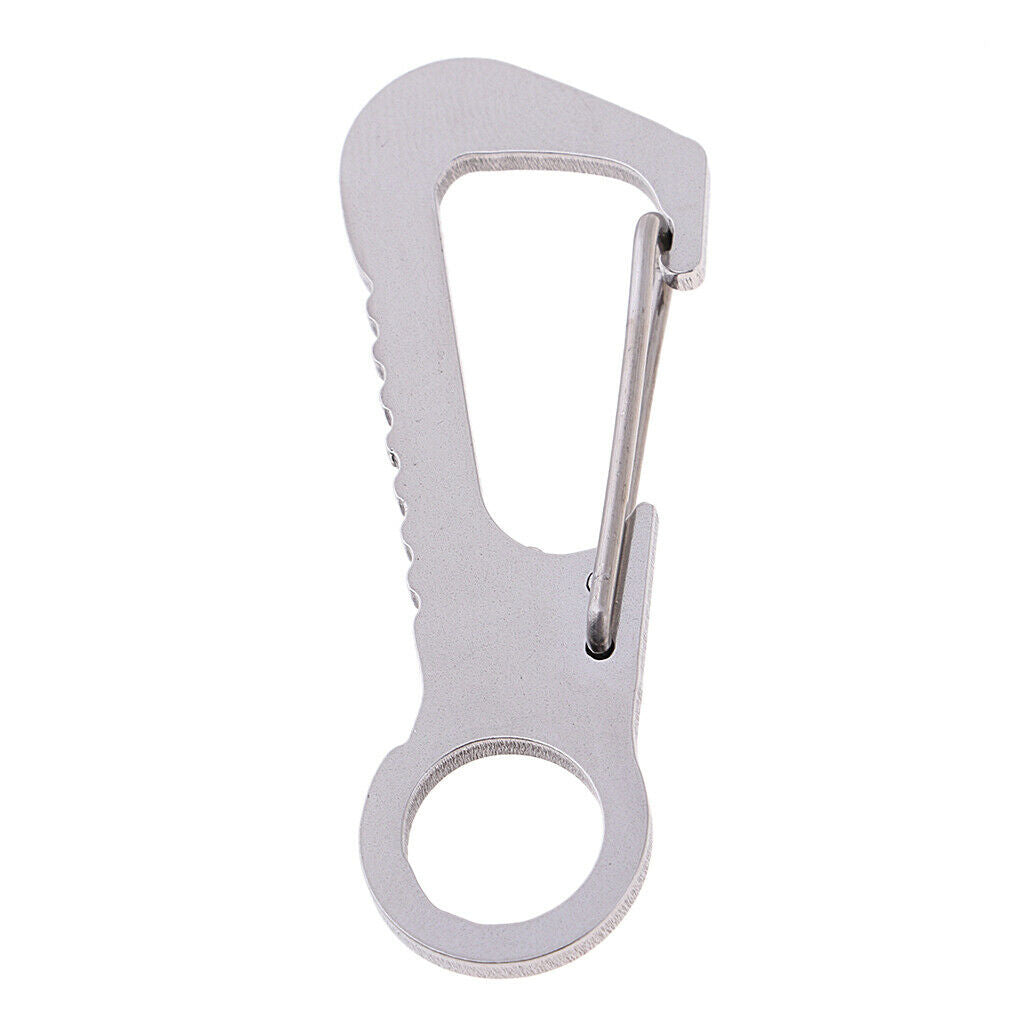 2Pcs Outdoor Keyring Buckle Quick Release Hooks Key Organizer Holder Keychain