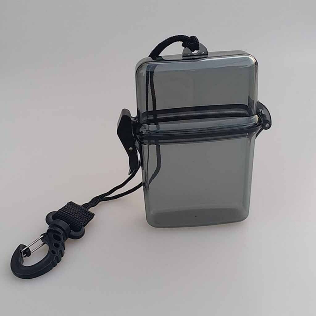 2Pcs Small Portable Waterproof Dry Box  Snorkeling Water Fishing Diver
