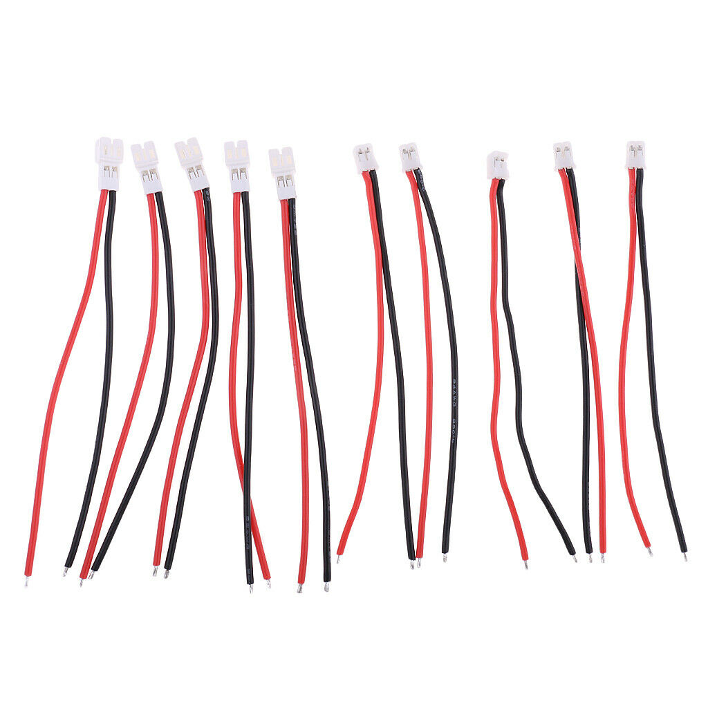 Pack of 10 JST-PH 2.0 Male Female Connector Socket Cable for RC Lipo Battery