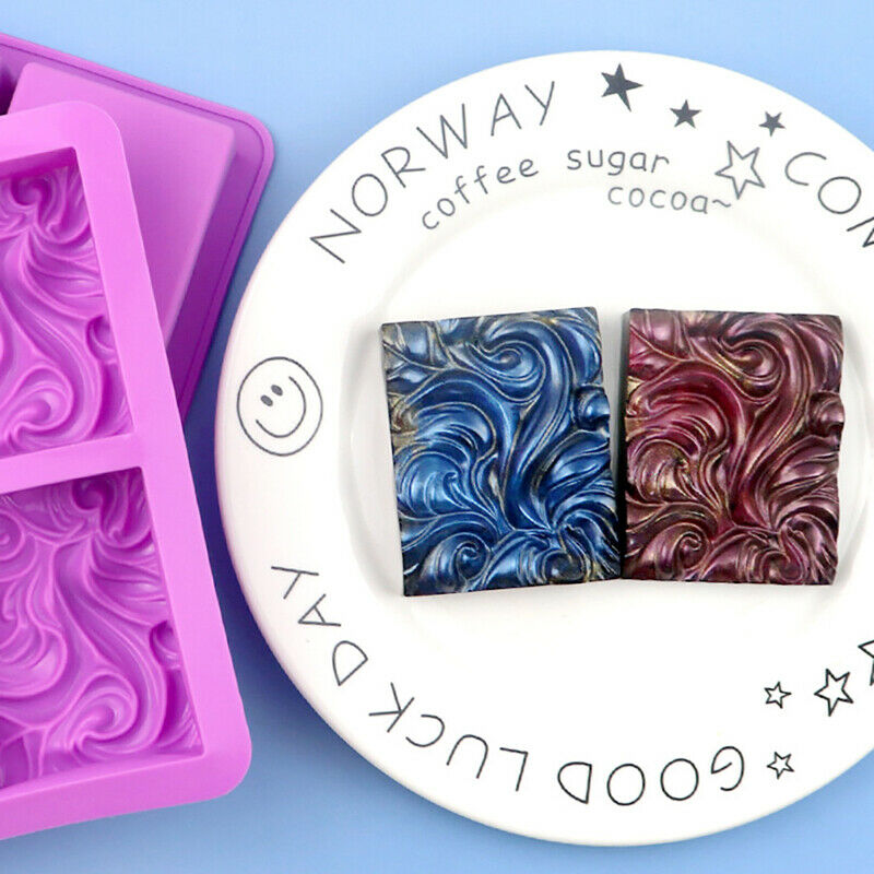 wavy flower silicone handmade soap mold mold DIY plaster mold oil soap mold