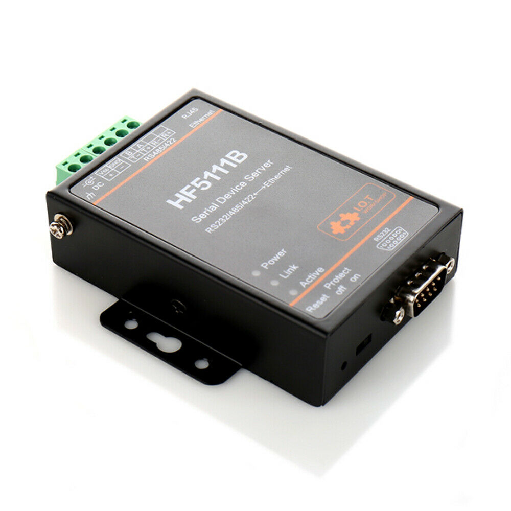 HF5111B Serial Server Device RS232/RS485/RS422 To Ethernet Converter DTU Module