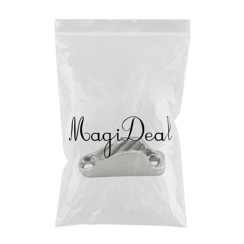 6x Sailing Rigging Stainless Steel Clam/Jam Fairlead Cleat For Line 3mm/6mm