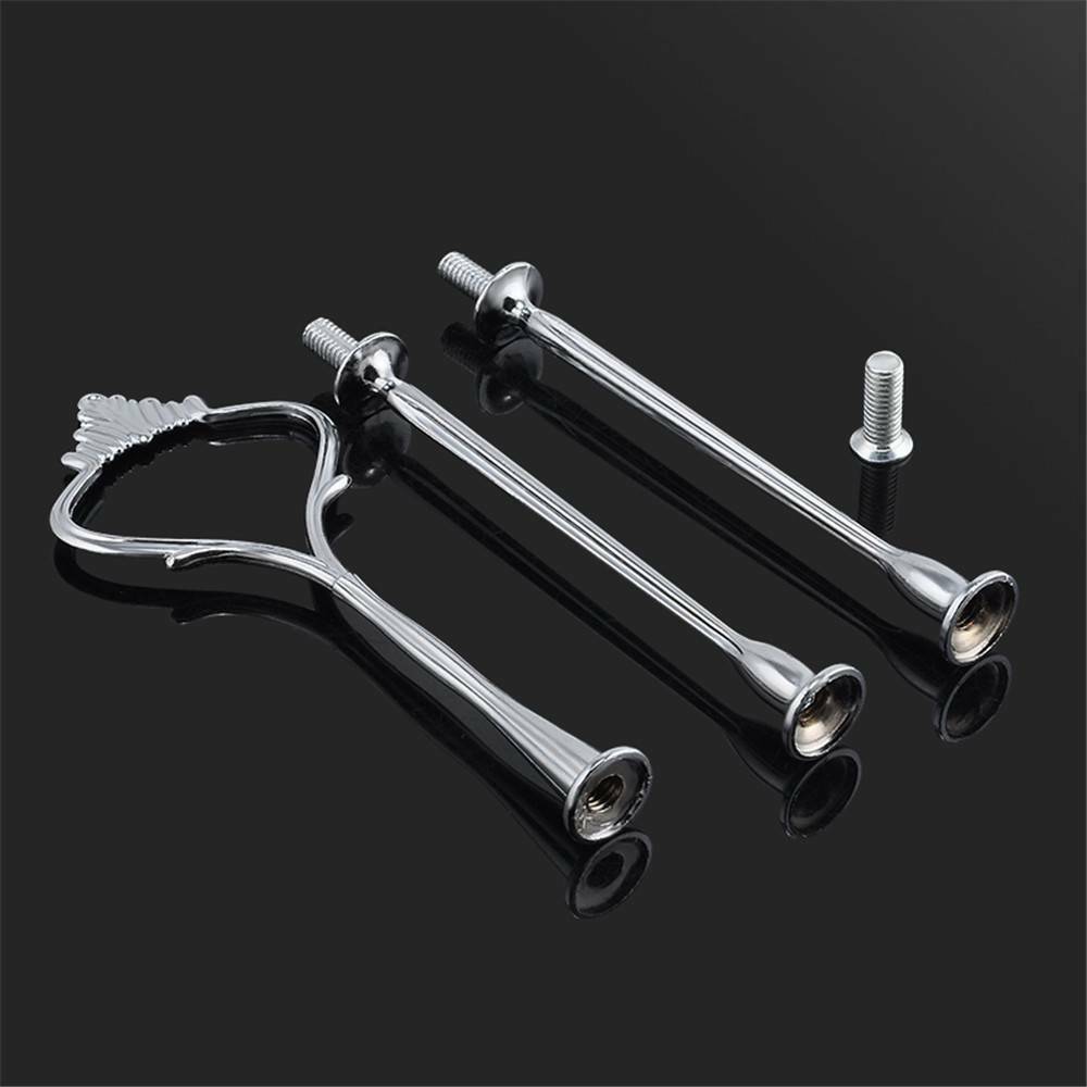 2/3 Tier Cake Plate Stand Handle Kit Cupcake Crown Fitting Metal Wedding Party
