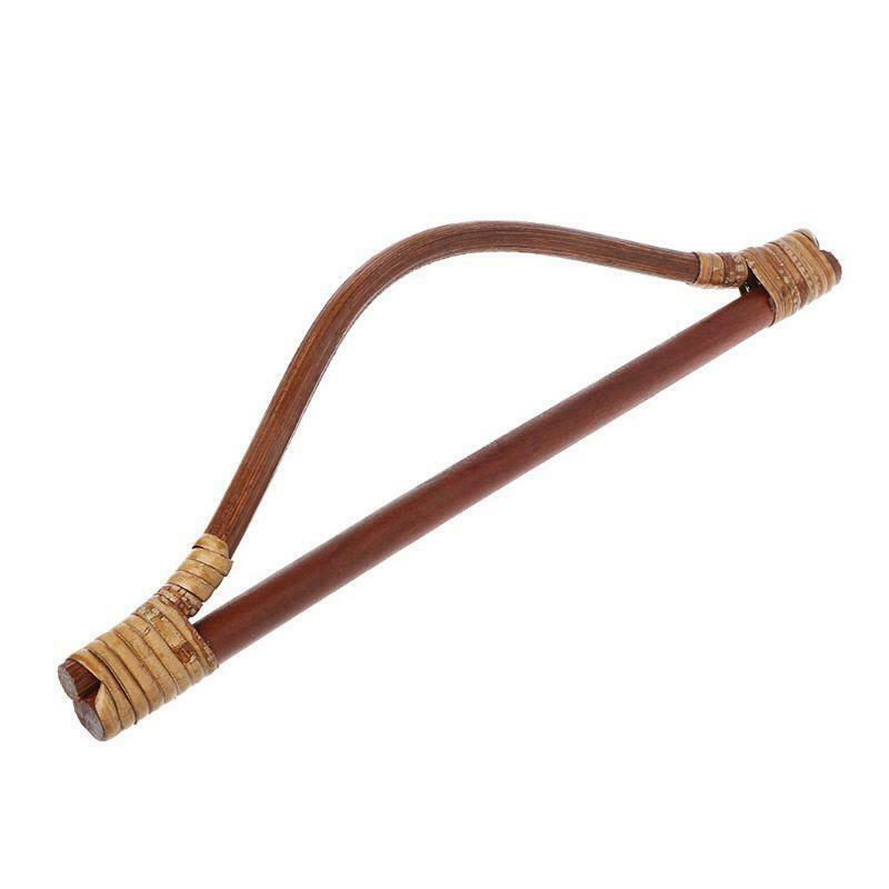 Natural Rattan Wooden Handle For Purse Diy Handbag Bag Accessories