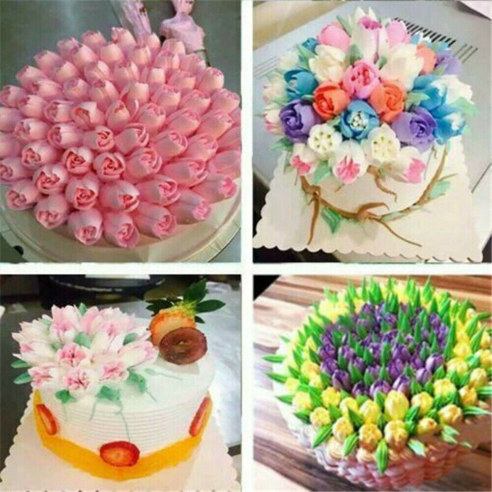 7Pcs Flower Russian Icing Piping Nozzles Pastry Tips Cake Decorating Baking Tool