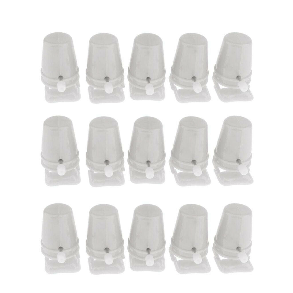 15pcs Clay Plastic Clockwork Hand Fittings Walking for Mini Walking Children