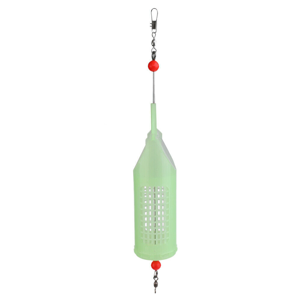 Luminous Fishing Bait Cage Carp Fishing Lures Trap Basket Fishing Lures